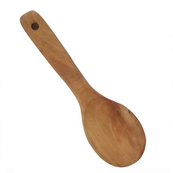قاشق چوبی ساده