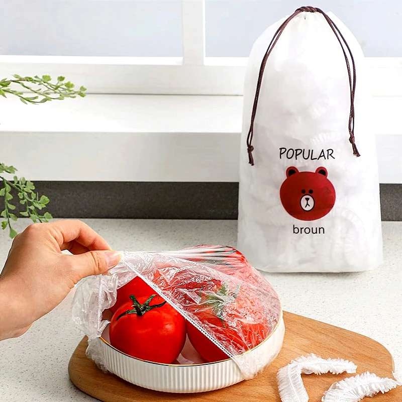 روکش غذای فریزری دورکش 100 عددی