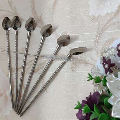 قاشق شربت نقره ای