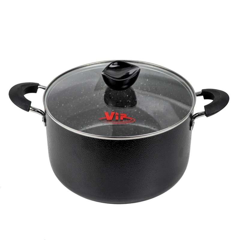 قابلمه 26 گرانیتی مشکی چرمی VIP